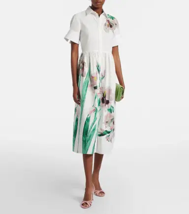 Erdem Floral cotton shirt dress | Thumbnail 3