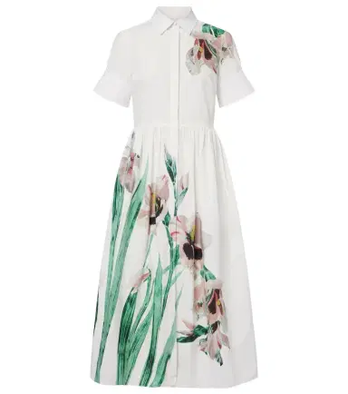 Erdem Floral cotton shirt dress | Thumbnail 1