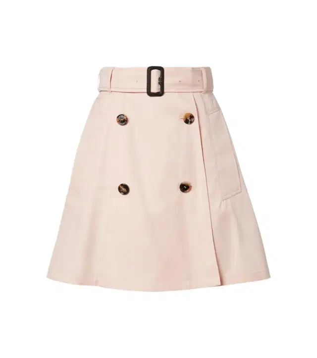 Josselyn belted cotton miniskirt