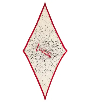 Valentino Pleated polka-dot silk twill scarf | Thumbnail 1 Valentino Pleated polka-dot silk twill scarf | Thumbnail 1