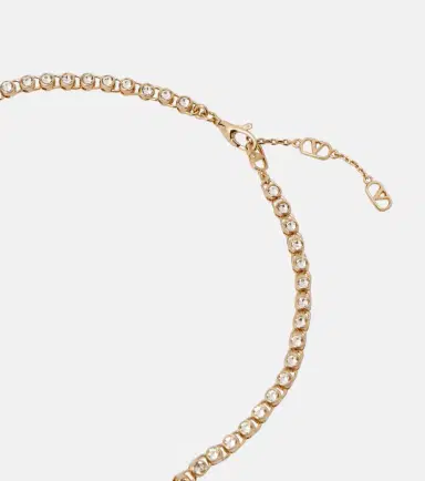 Valentino Poétique Des Gouttes Swarovski-embellished necklace | Thumbnail 2