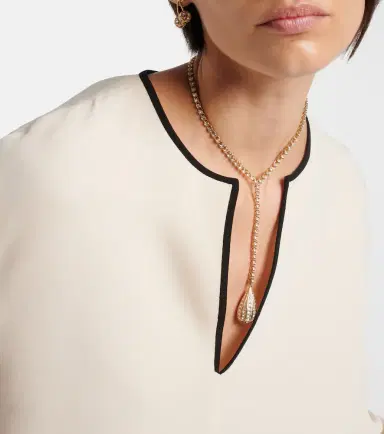 Valentino Poétique Des Gouttes Swarovski-embellished necklace | Thumbnail 4