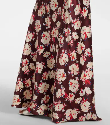 Rabanne Chain-detail floral silk maxi skirt | Thumbnail 3 Rabanne Chain-detail floral silk maxi skirt | Thumbnail 3