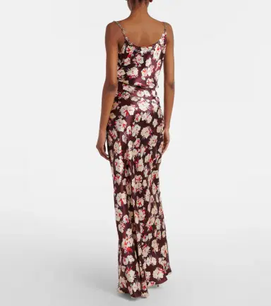 Rabanne Chain-detail floral silk maxi skirt | Thumbnail 5 Rabanne Chain-detail floral silk maxi skirt | Thumbnail 5