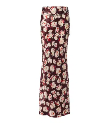 Rabanne Chain-detail floral silk maxi skirt | Thumbnail 1 Rabanne Chain-detail floral silk maxi skirt | Thumbnail 1