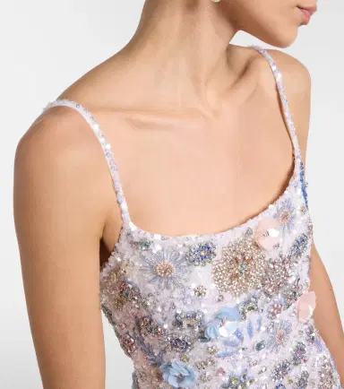 RACHEL GILBERT Francesca embellished minidress | Thumbnail 4