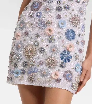 RACHEL GILBERT Francesca embellished minidress | Thumbnail 5