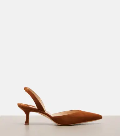 Manolo Blahnik Carolyne suede slingback pumps | Thumbnail 4 Manolo Blahnik Carolyne suede slingback pumps | Thumbnail 4