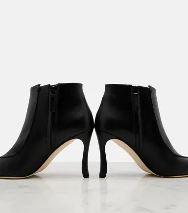 Manolo Blahnik Milleta leather ankle boots | Thumbnail 3 Manolo Blahnik Milleta leather ankle boots | Thumbnail 3