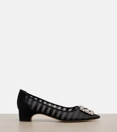 Manolo Blahnik Hangisi embellished pumps | Thumbnail 2