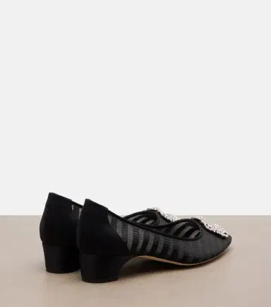 Manolo Blahnik Hangisi embellished pumps | Thumbnail 4