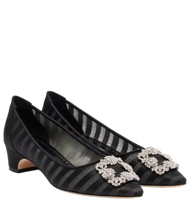 Hangisi embellished pumps