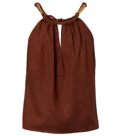 ViX Paula Hermanny Janet linen-blend top | Thumbnail 1 ViX Paula Hermanny Janet linen-blend top | Thumbnail 1