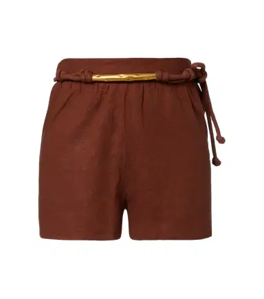 ViX Paula Hermanny Janet linen-blend shorts | Thumbnail 1 ViX Paula Hermanny Janet linen-blend shorts | Thumbnail 1