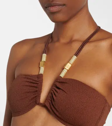 ViX Paula Hermanny Harper Carol beaded bikini top | Thumbnail 2