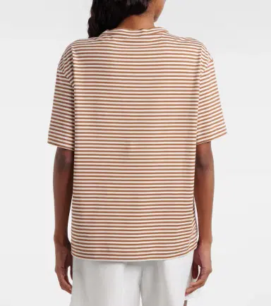 Brunello Cucinelli Striped oversized cotton jersey T-shirt | Thumbnail 2