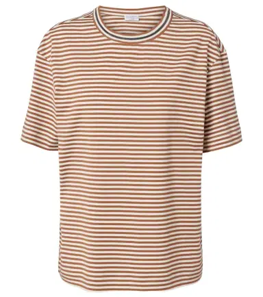 Brunello Cucinelli Striped oversized cotton jersey T-shirt | Thumbnail 1