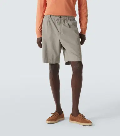 Brunello Cucinelli Cotton gabardine Bermuda shorts | Thumbnail 3