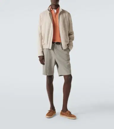 Brunello Cucinelli Cotton gabardine Bermuda shorts | Thumbnail 5