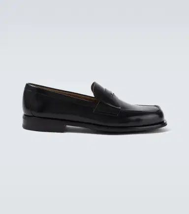 Prada Leather penny loafers | Thumbnail 2