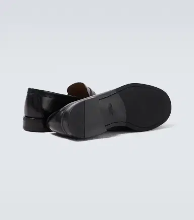Prada Leather penny loafers | Thumbnail 3