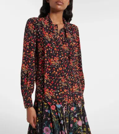 Gucci Bow-detail floral silk blouse | Thumbnail 2 Gucci Bow-detail floral silk blouse | Thumbnail 2
