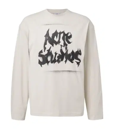 Acne Studios Logo cotton-blend jersey T-shirt | Thumbnail 1 Acne Studios Logo cotton-blend jersey T-shirt | Thumbnail 1