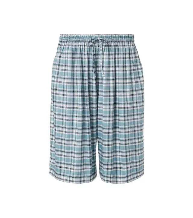 Plaid flannel shorts