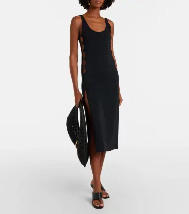 Eres Ellipse cutout midi dress | Thumbnail 2 Eres Ellipse cutout midi dress | Thumbnail 2