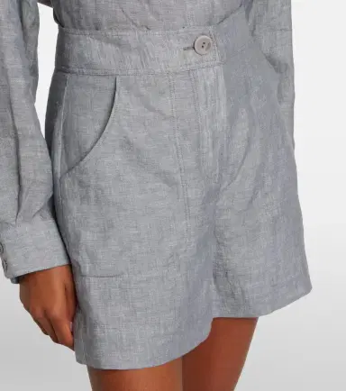 Eres Enjouée linen shorts | Thumbnail 5