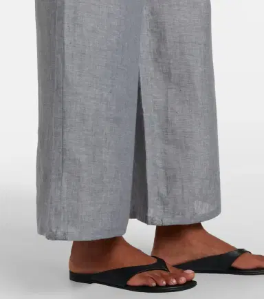 Eres Bienheureux linen wide-leg pants | Thumbnail 5