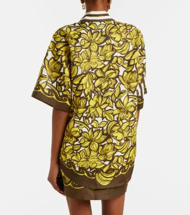 ALÉMAIS Alémais Mona floral hemp shirt | Thumbnail 3