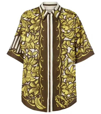 ALÉMAIS Alémais Mona floral hemp shirt | Thumbnail 1