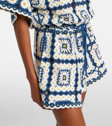ALÉMAIS Alémais Dolly crochet cotton romper | Thumbnail 2 ALÉMAIS Alémais Dolly crochet cotton romper | Thumbnail 2