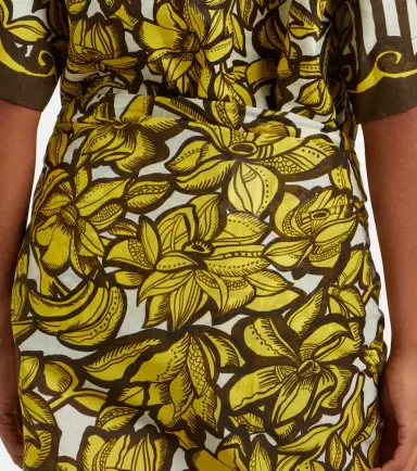 ALÉMAIS Alémais Mona floral cotton beach cover-up | Thumbnail 6