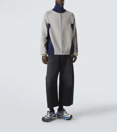 Balenciaga Bodies cotton-blend zip-up cardigan | Thumbnail 3 Balenciaga Bodies cotton-blend zip-up cardigan | Thumbnail 3
