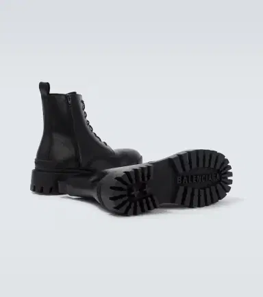 Balenciaga Combat Strike leather combat boots | Thumbnail 4 Balenciaga Combat Strike leather combat boots | Thumbnail 4