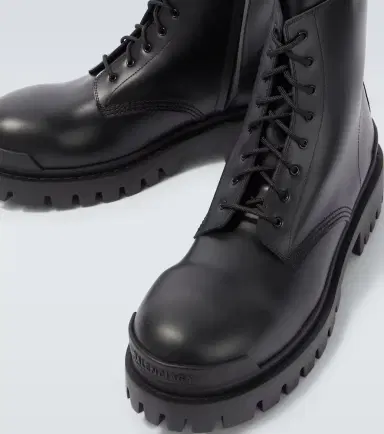 Balenciaga Combat Strike leather combat boots | Thumbnail 5 Balenciaga Combat Strike leather combat boots | Thumbnail 5