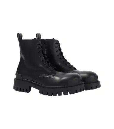 Balenciaga Combat Strike leather combat boots | Thumbnail 1 Balenciaga Combat Strike leather combat boots | Thumbnail 1
