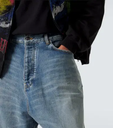 Balenciaga Distressed wide-leg jeans | Thumbnail 2