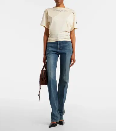Balenciaga Printed cotton jersey T-shirt | Thumbnail 7