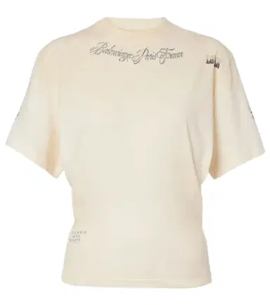 Balenciaga Printed cotton jersey T-shirt | Thumbnail 1