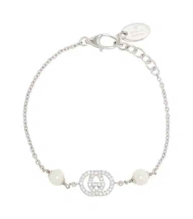 Gucci Interlocking G embellished chain bracelet | Thumbnail 1 Gucci Interlocking G embellished chain bracelet | Thumbnail 1
