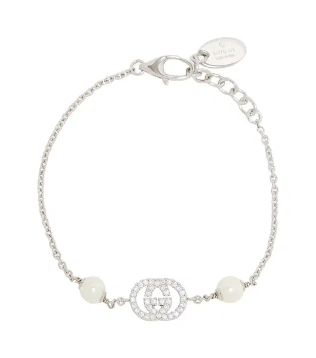 Gucci Interlocking G embellished chain bracelet