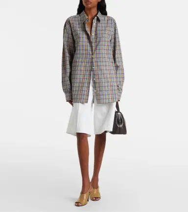 TOTEME Plaid cotton poplin shirt | Thumbnail 2 TOTEME Plaid cotton poplin shirt | Thumbnail 2