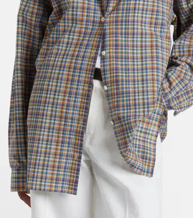 TOTEME Plaid cotton poplin shirt | Thumbnail 3 TOTEME Plaid cotton poplin shirt | Thumbnail 3