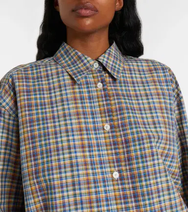 TOTEME Plaid cotton poplin shirt | Thumbnail 4 TOTEME Plaid cotton poplin shirt | Thumbnail 4