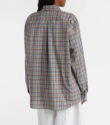 TOTEME Plaid cotton poplin shirt | Thumbnail 5 TOTEME Plaid cotton poplin shirt | Thumbnail 5