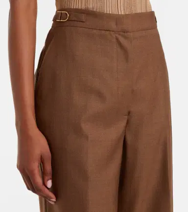 Gabriela Hearst Vesta wool and silk flared pants | Thumbnail 4 Gabriela Hearst Vesta wool and silk flared pants | Thumbnail 4