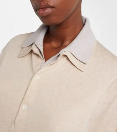 Acne Studios Silk, wool, and cashmere polo sweater | Thumbnail 7 Acne Studios Silk, wool, and cashmere polo sweater | Thumbnail 7